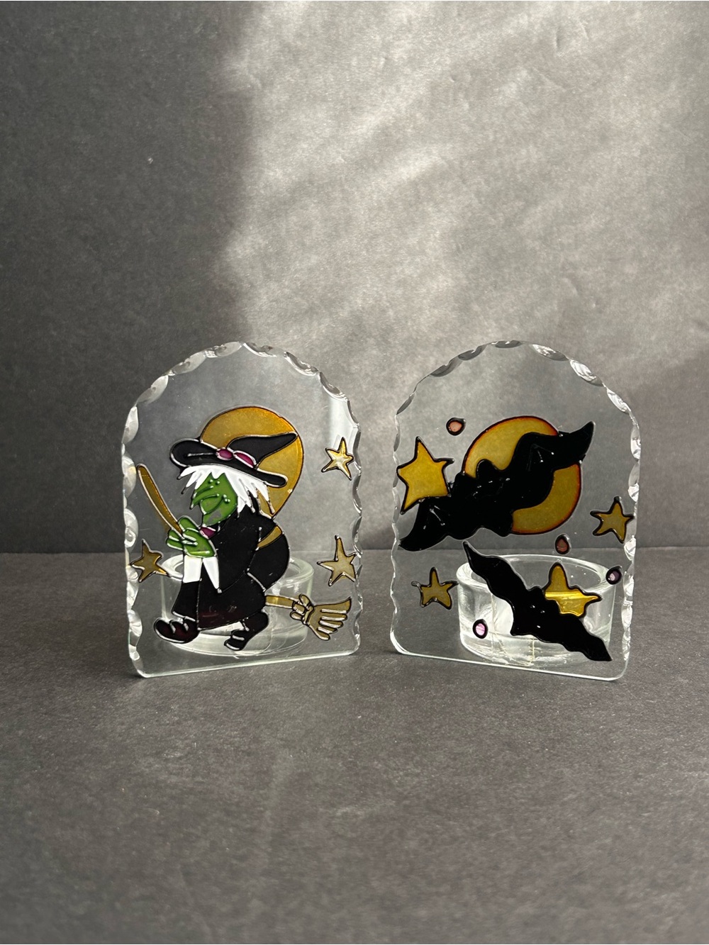 Vintage Halloween Tea Light Holders